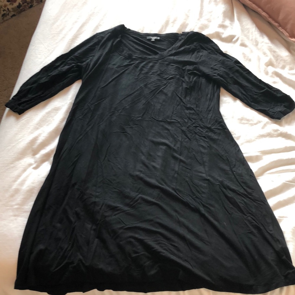 Black t-shirt dress